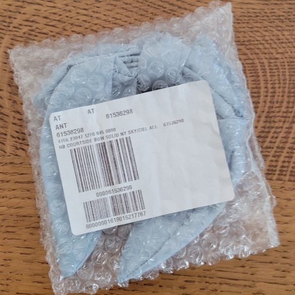 Anthropologie Elettra Bow Headband- pale sky blue - Picture 3 of 10